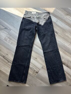 Zara low rise straight leg jeans size 4